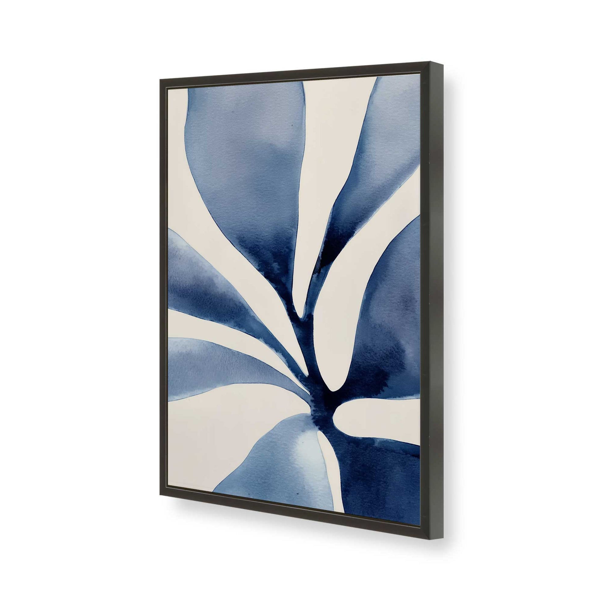 [Color:Satin Black], Picture of art in a Satin Black frame of the corner
