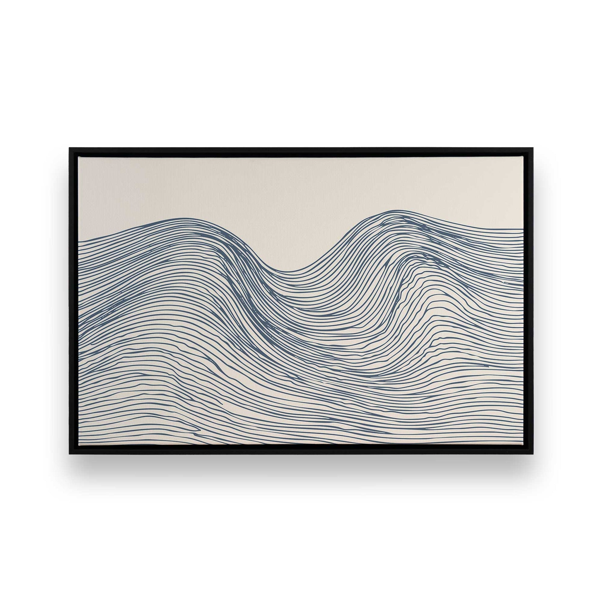 [Color:Satin Black], Picture of art in a Satin Black frame