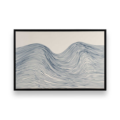 [Color:Satin Black], Picture of art in a Satin Black frame