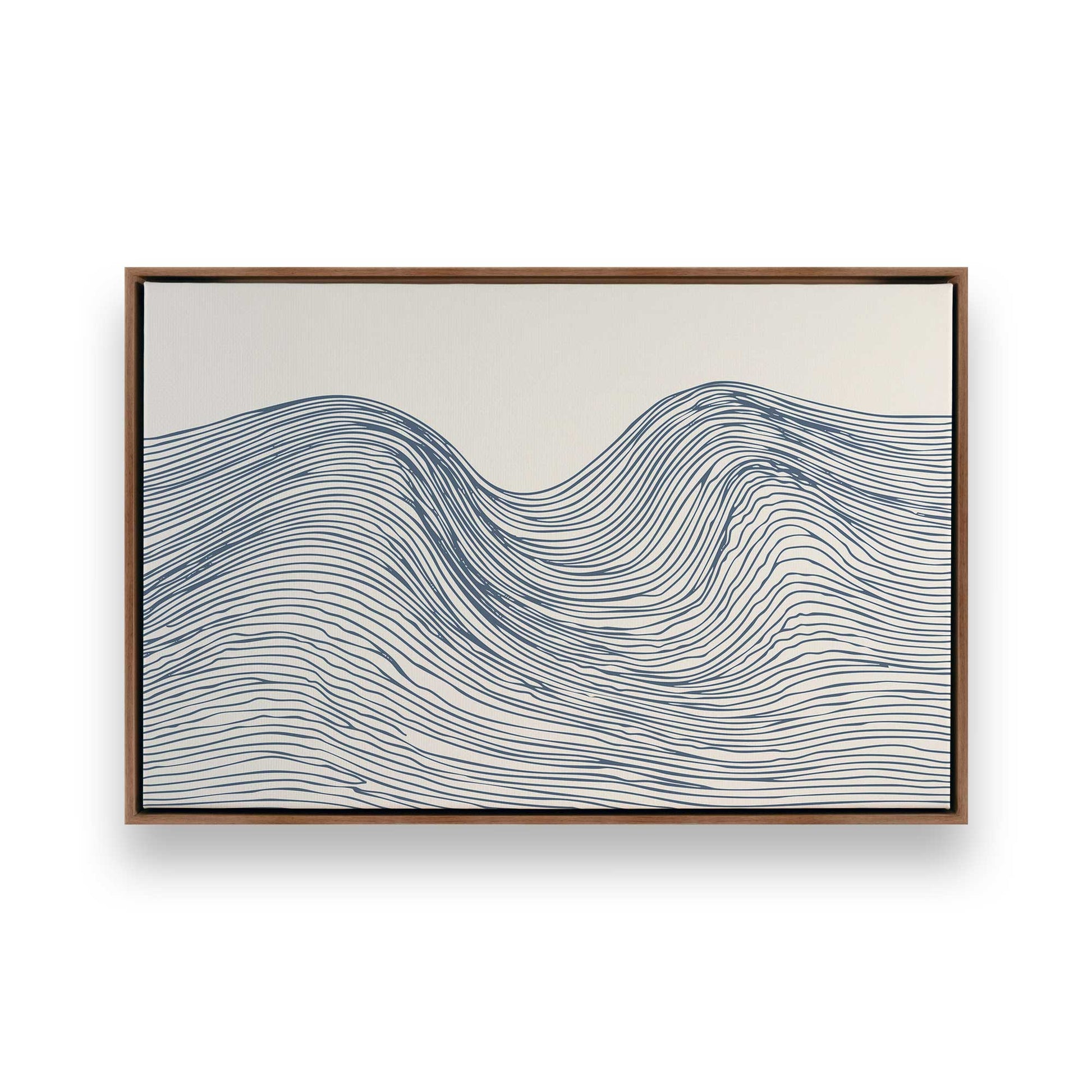 [Color:Walnut], Picture of art in a Walnut frame