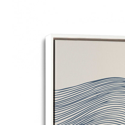 [Color:Opaque White], Picture of art in a White frame at an angle