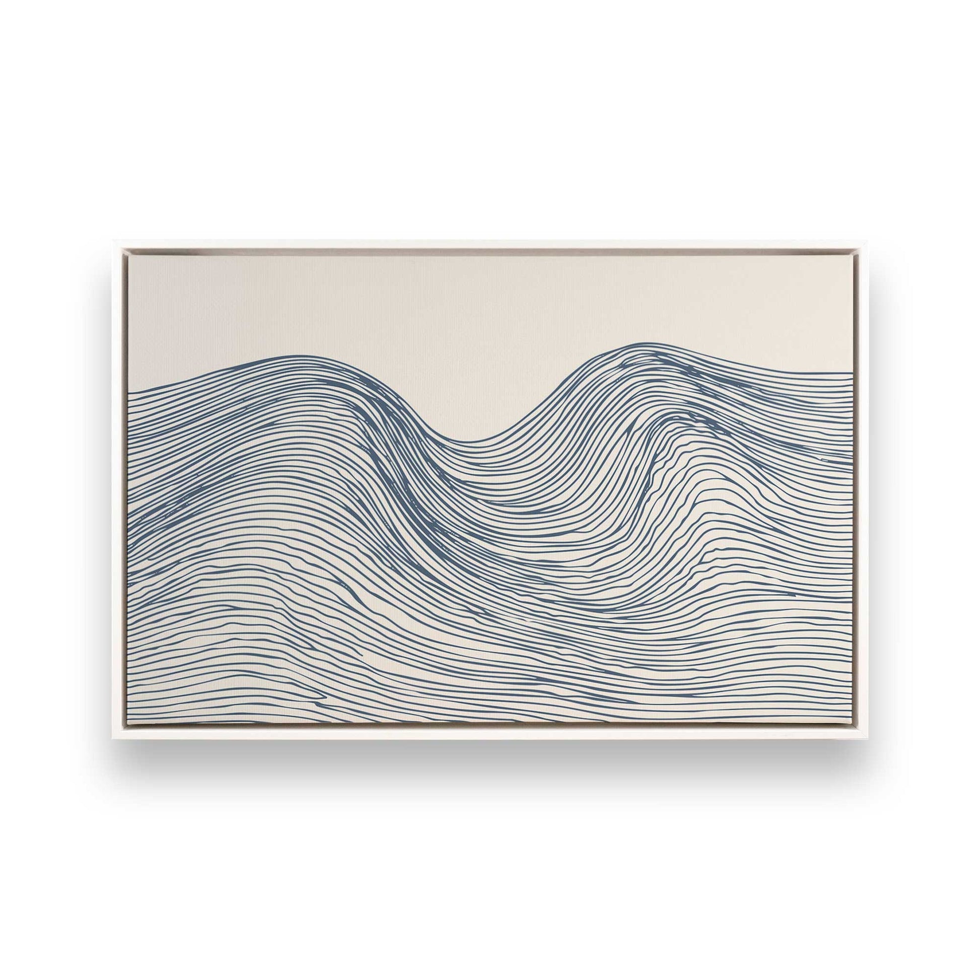 [Color:Opaque White], Picture of art in a White frame