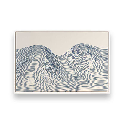 [Color:Opaque White], Picture of art in a White frame