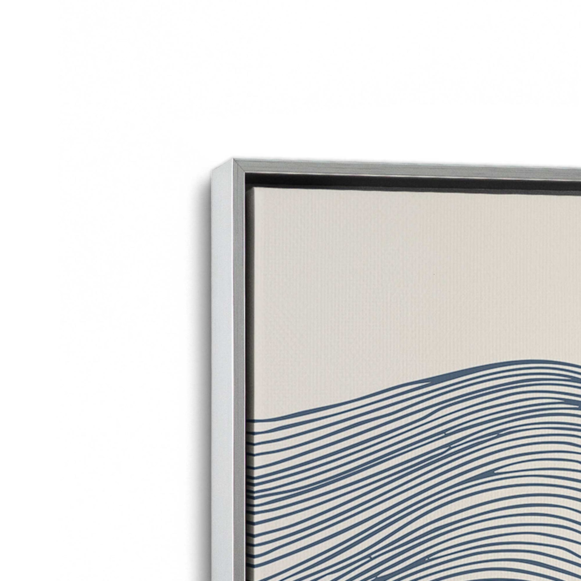 [Color:Polished Chrome], Picture of art in a Polished Chrome frame at an angle
