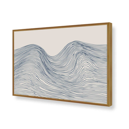 [Color:Polished Gold], Picture of art in a Polished Gold frame of the corner