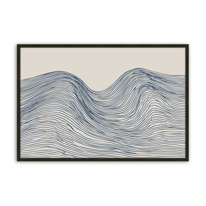 [Color:Satin Black], Picture of art in a Satin Black frame