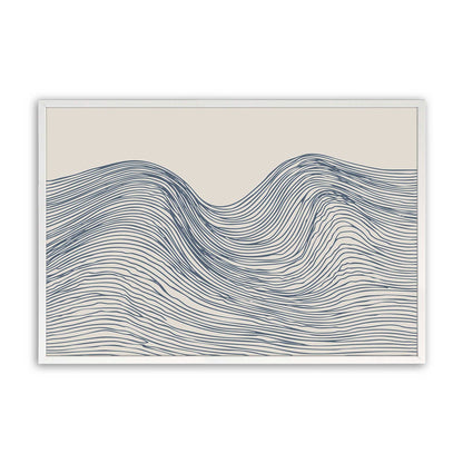 [Color:Opaque White], Picture of art in a Opaque White frame