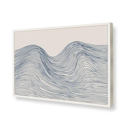 [Color:Opaque White], Picture of art in a Opaque White frame of the corner