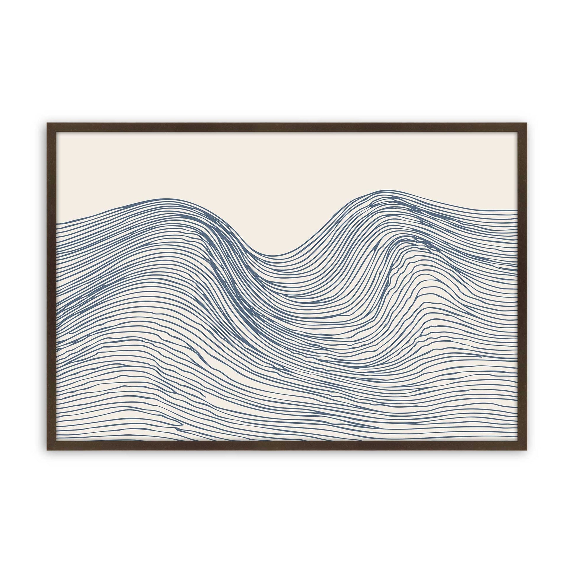 [Color:Belvinder Brown], Picture of art in a Belvinder Brown frame