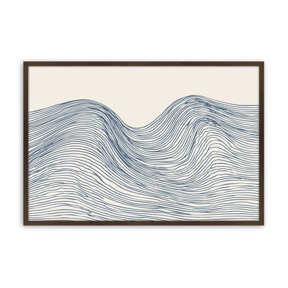 [Color:Belvinder Brown], Picture of art in a Belvinder Brown frame