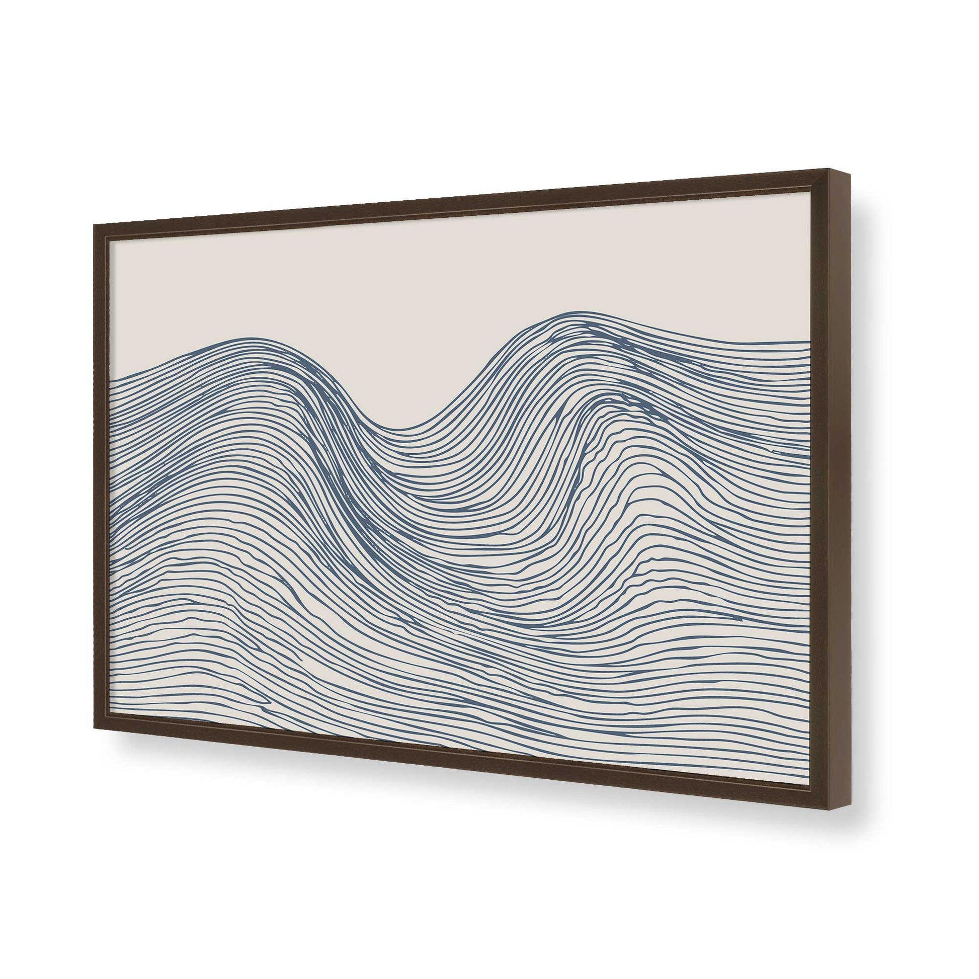 [Color:Belvinder Brown], Picture of art in a Belvinder Brown frame of the corner