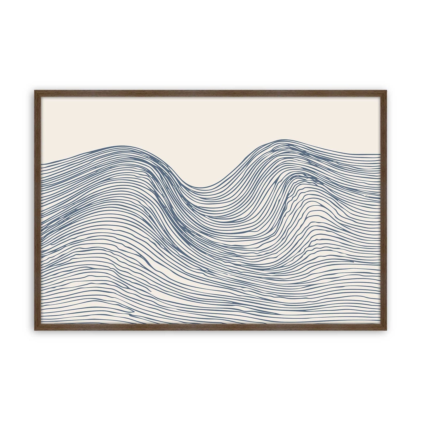 [Color:Walnut], Picture of art in a Walnut frame