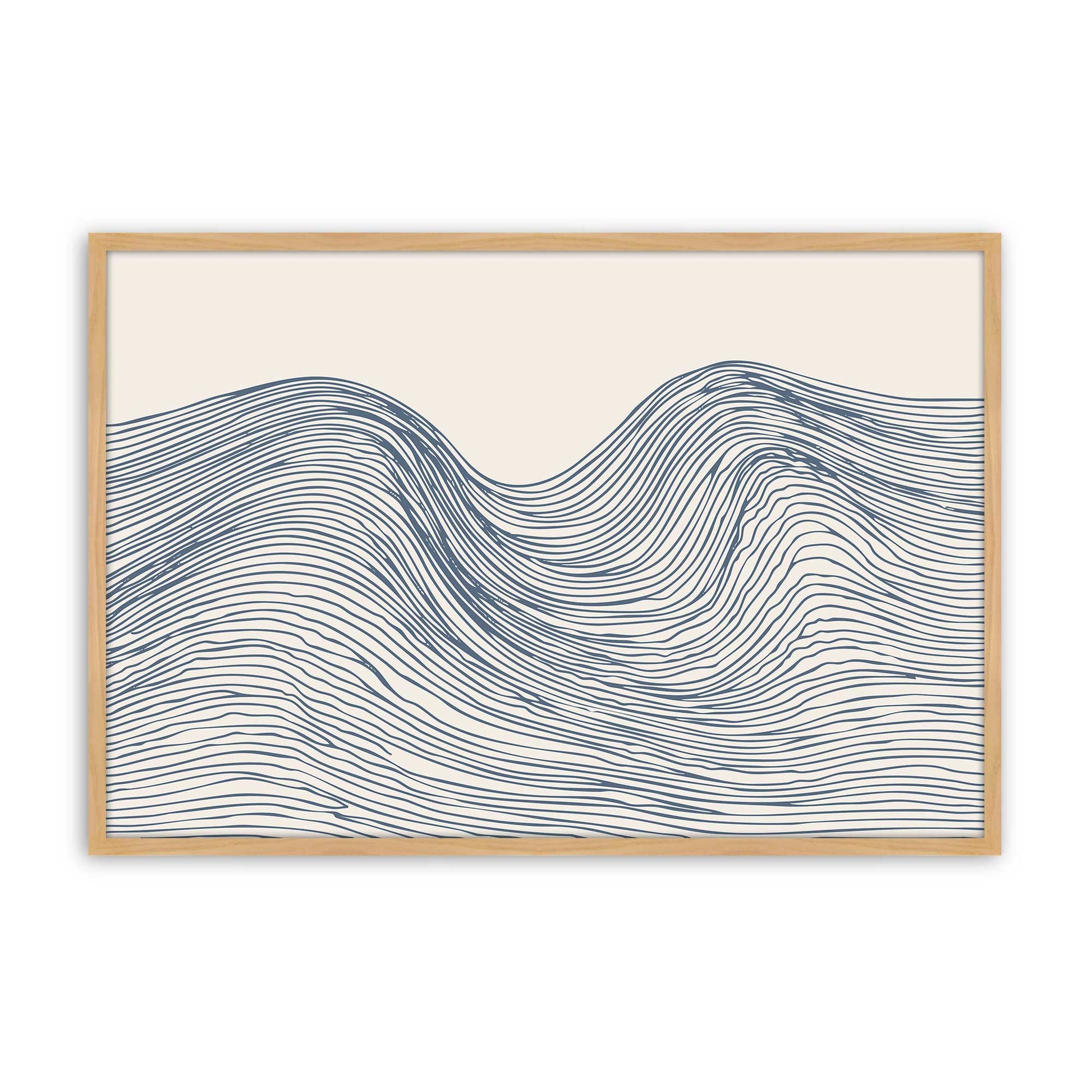 [Color:American Maple], Picture of art in a American Maple frame