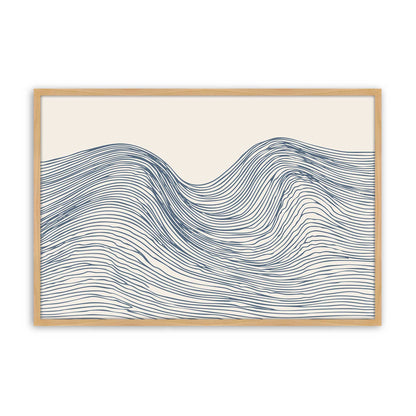[Color:American Maple], Picture of art in a American Maple frame