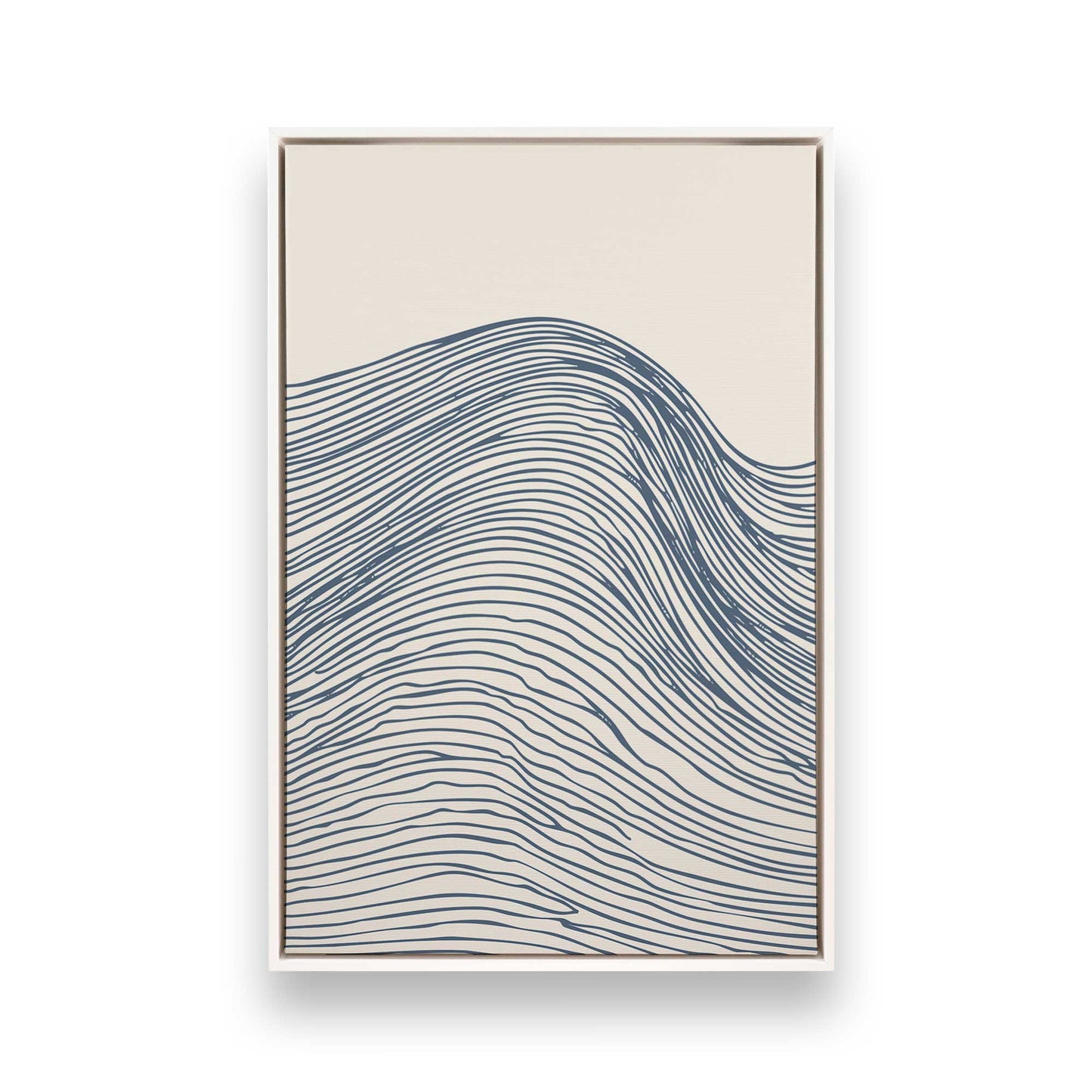 [Color:Opaque White], Picture of art in a White frame