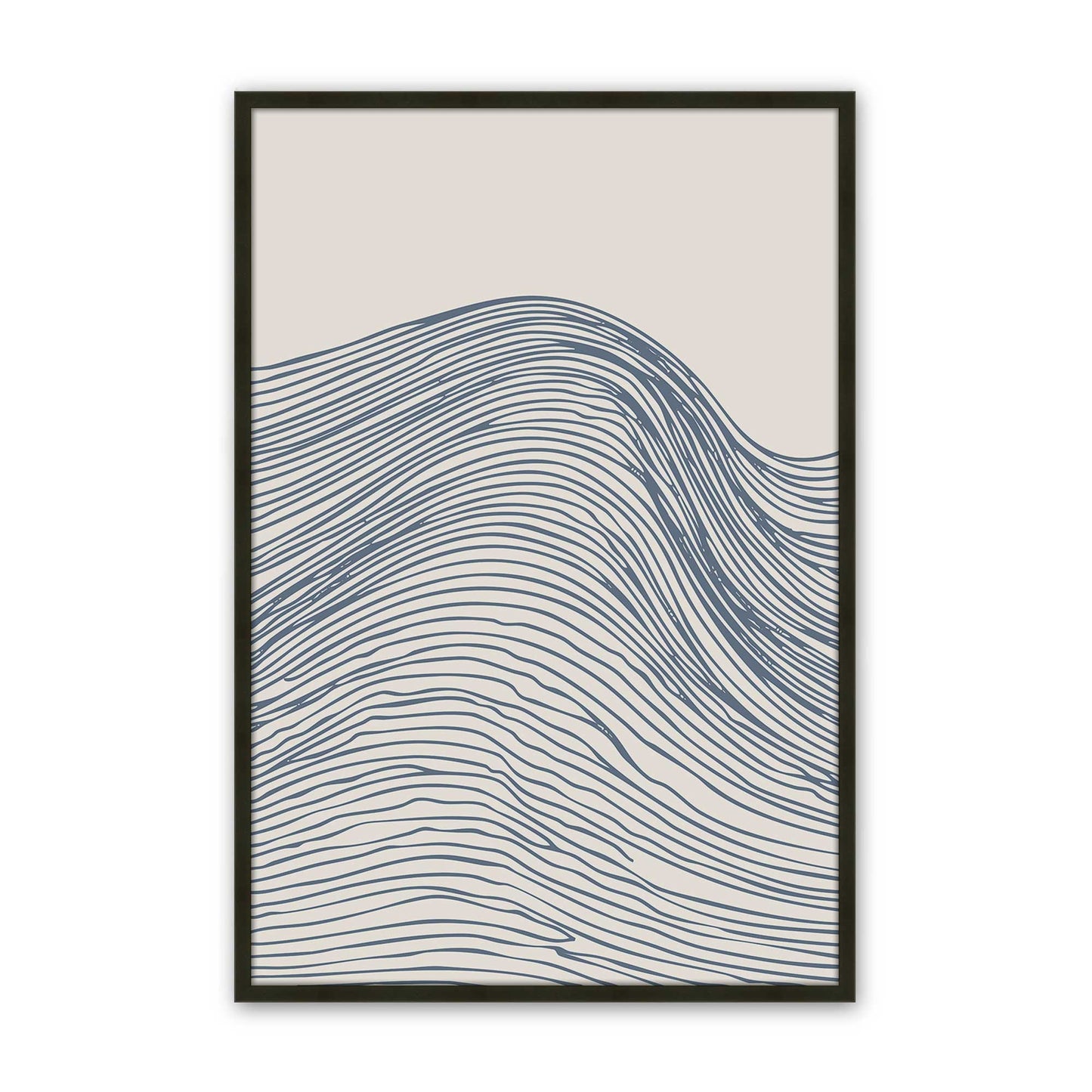 [Color:Satin Black], Picture of art in a Satin Black frame