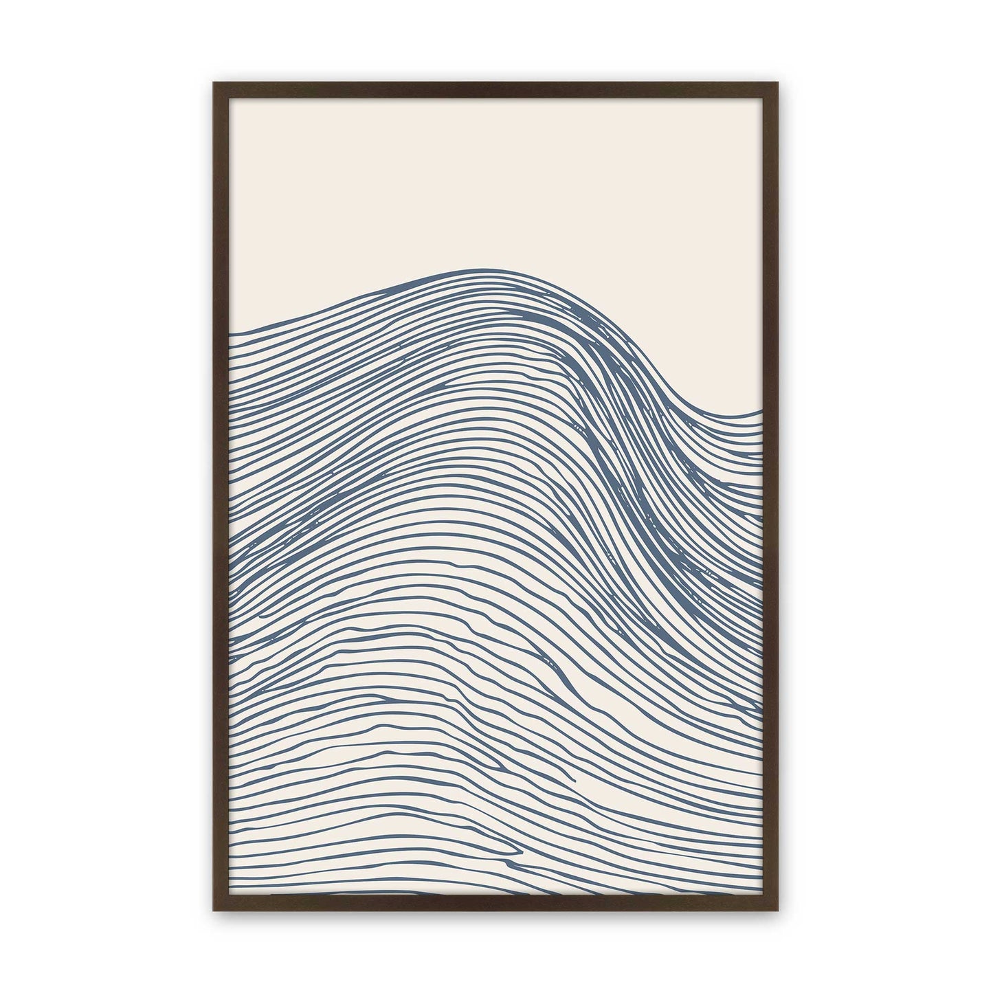 [Color:Brown], Picture of art in a Brown frame