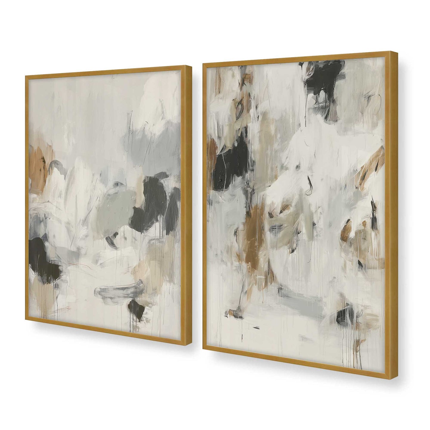 [Color:Polished Gold], Picture of art in a Polished Gold frame of the corner