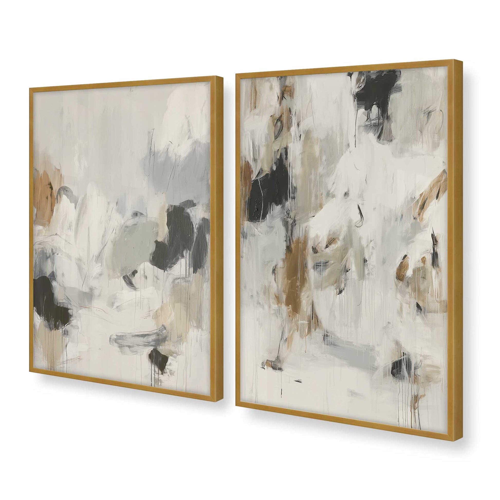 [Color:Polished Gold], Picture of art in a Polished Gold frame of the corner