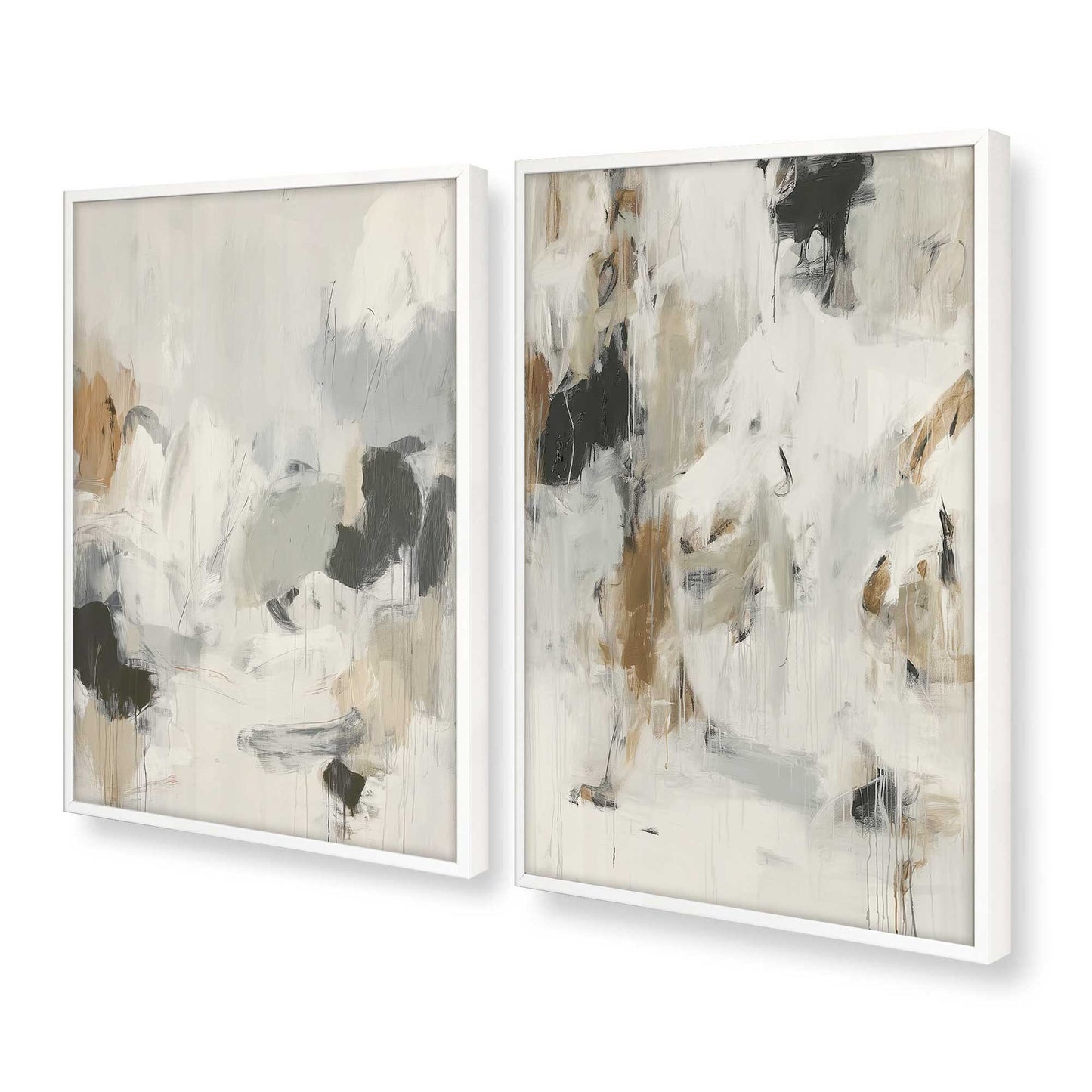 [Color:Opaque White], Picture of art in a Opaque White frame of the corner