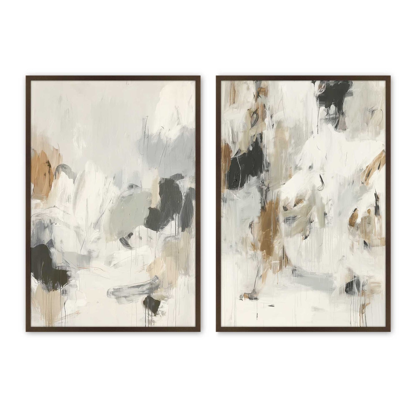 [Color:Brown], Picture of art in a Brown frame