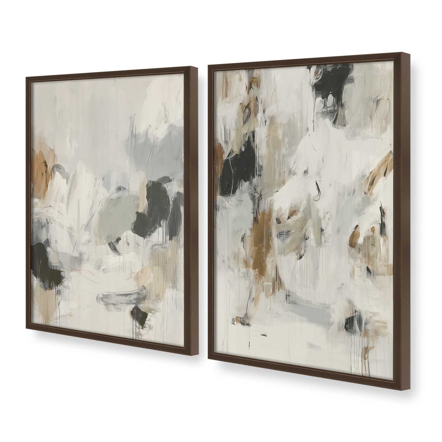 [Color:Belvinder Brown], Picture of art in a Belvinder Brown frame of the corner