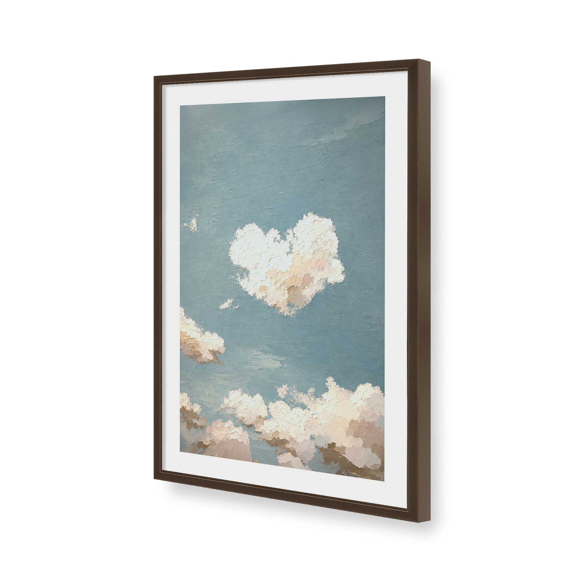[Color:Belvinder Brown], Picture of art in a Belvinder Brown frame of the corner