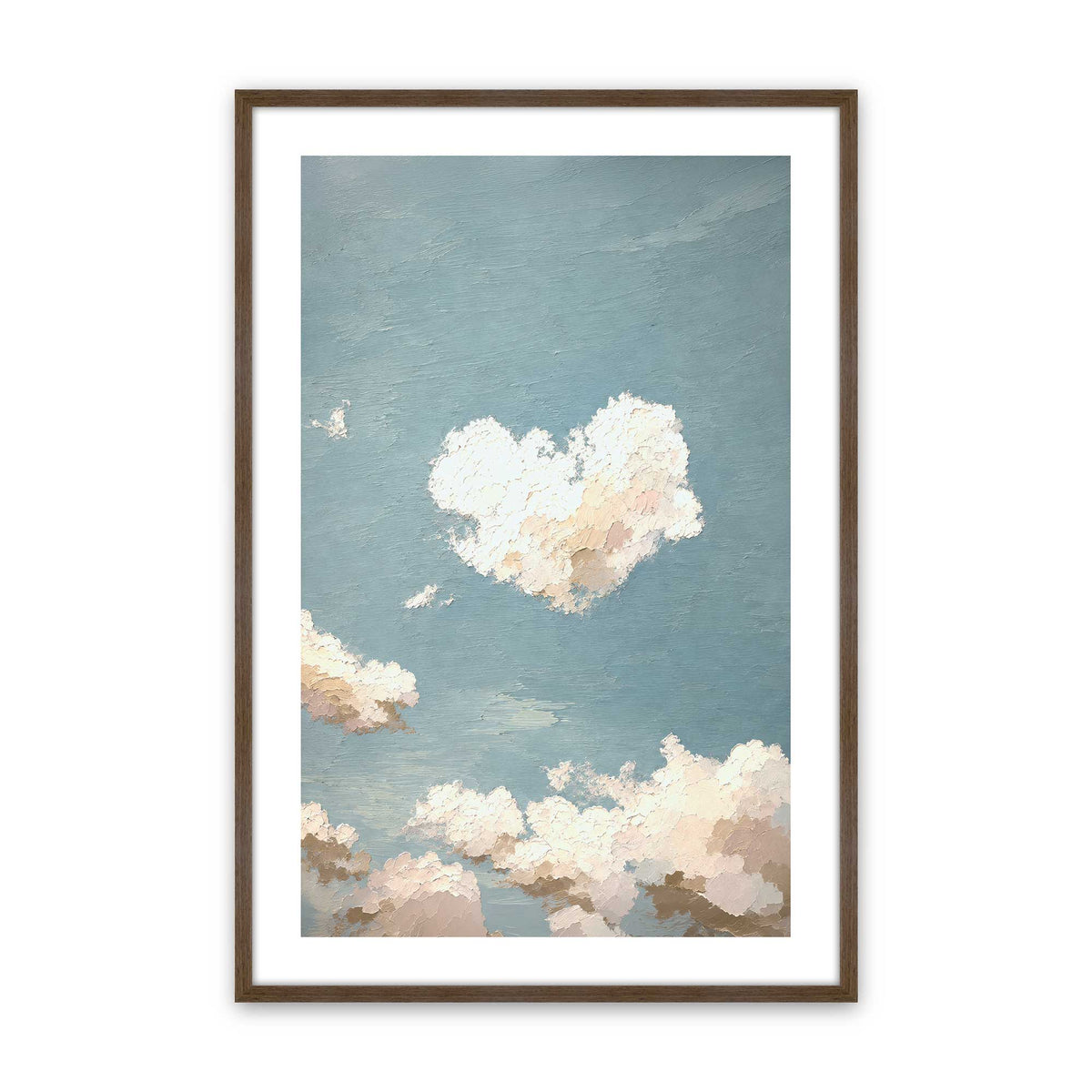 [Color:Walnut], Picture of art in a Walnut frame