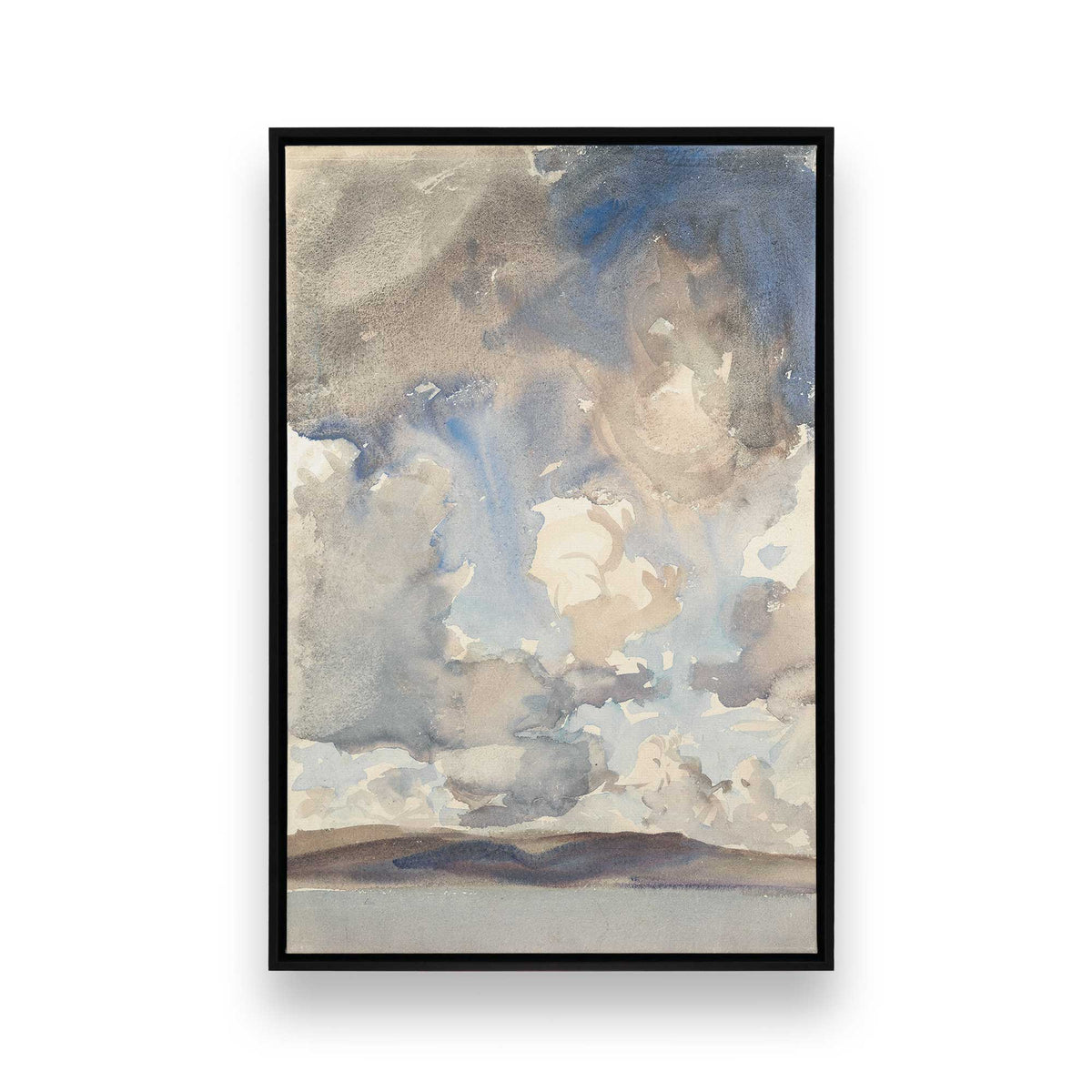 [Color:Satin Black], Picture of art in a Satin Black frame
