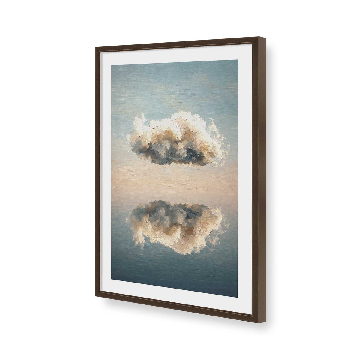 [Color:Belvinder Brown], Picture of art in a Belvinder Brown frame of the corner