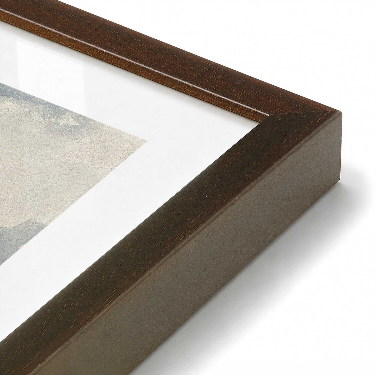 [Color:Belvinder Brown], Picture of art in a Polished Chrome frame at an angle