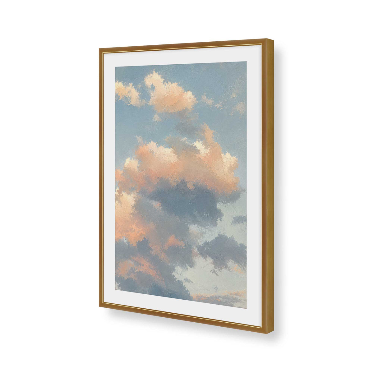 [Color:Polished Gold], Picture of art in a Polished Gold frame of the corner