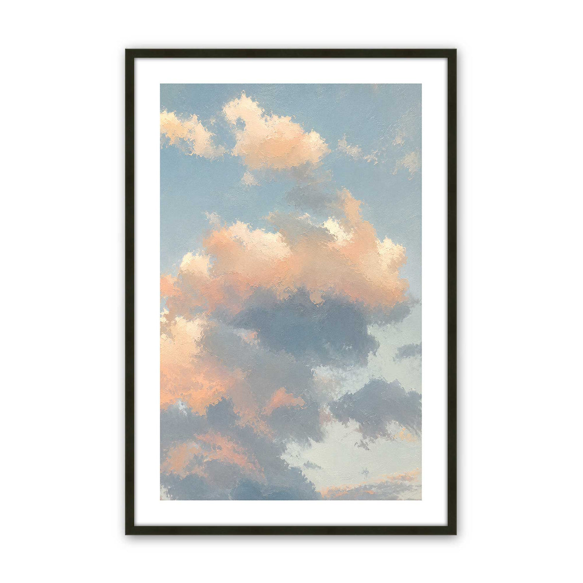 [Color:Satin Black], Picture of art in a Satin Black frame