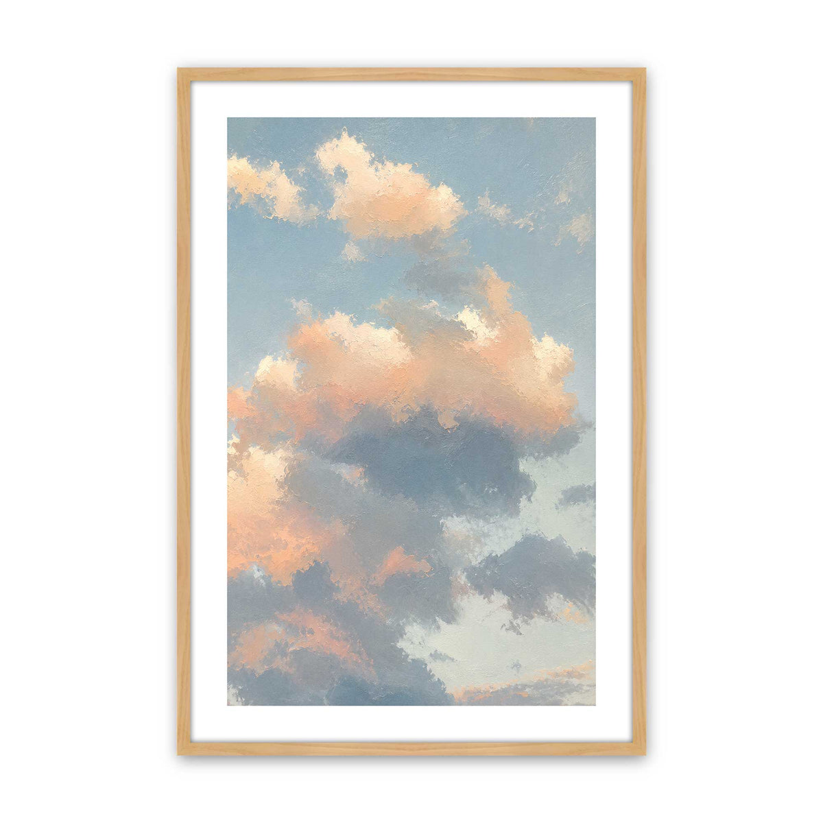 [Color:American Maple], Picture of art in a American Maple frame