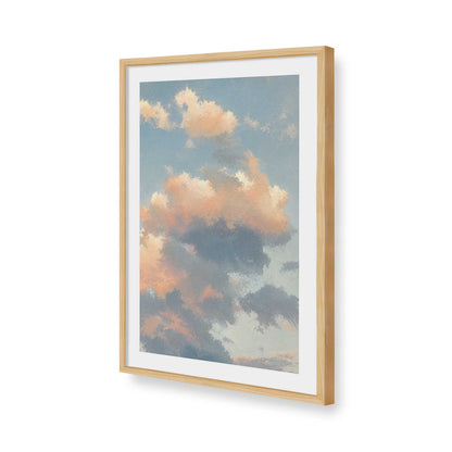 [Color:American Maple], Picture of art in a American Maple frame of the corner