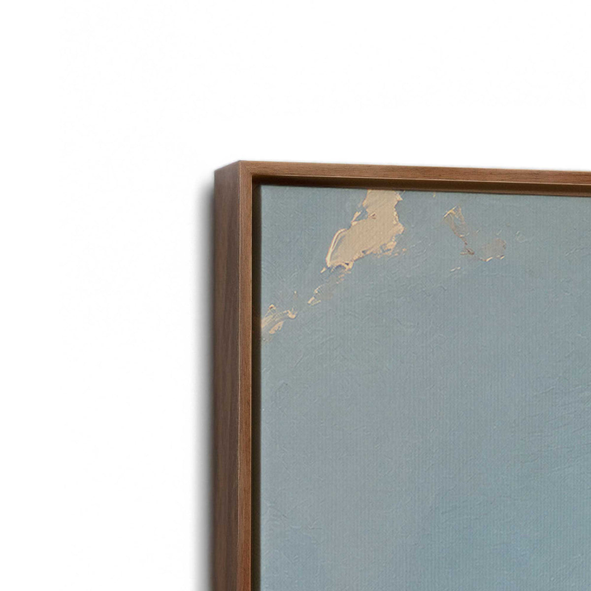 [Color:Walnut], Picture of the corner of the art