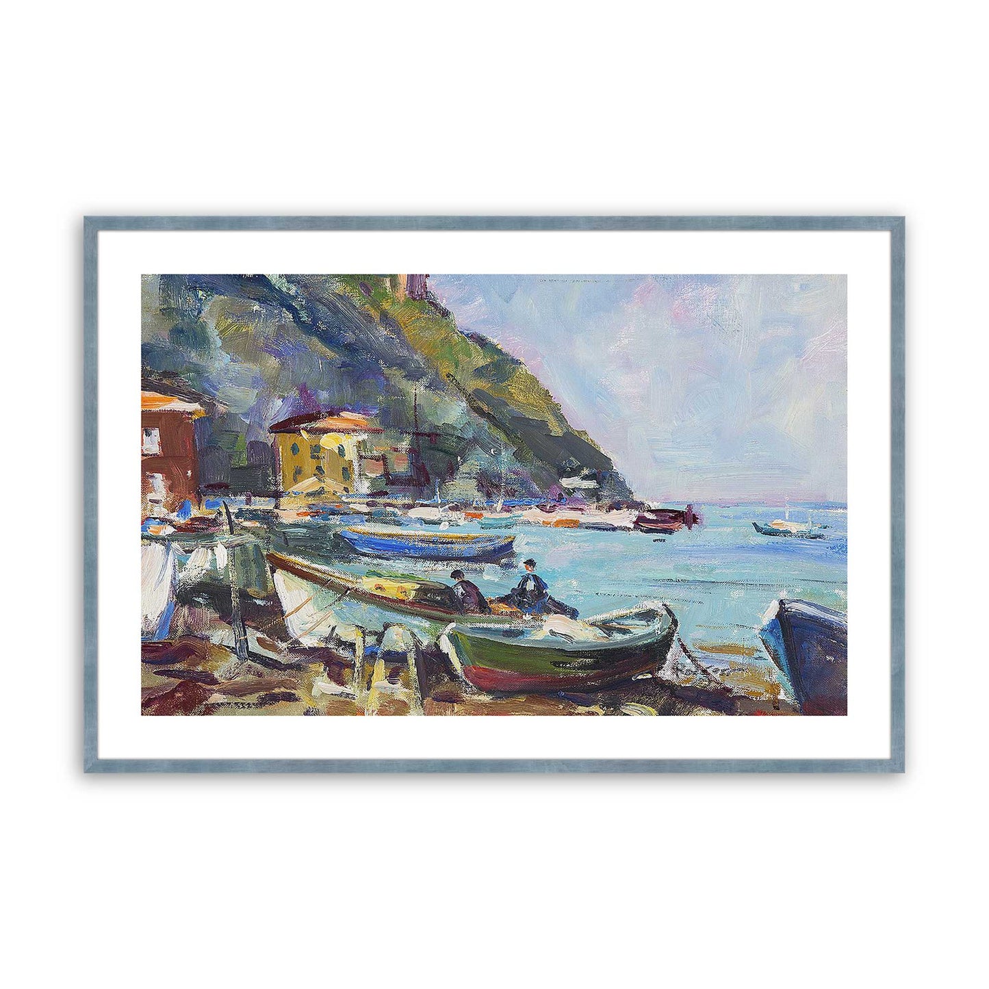 [Color:Electric Sky], Picture of art in a Electric Sky frame