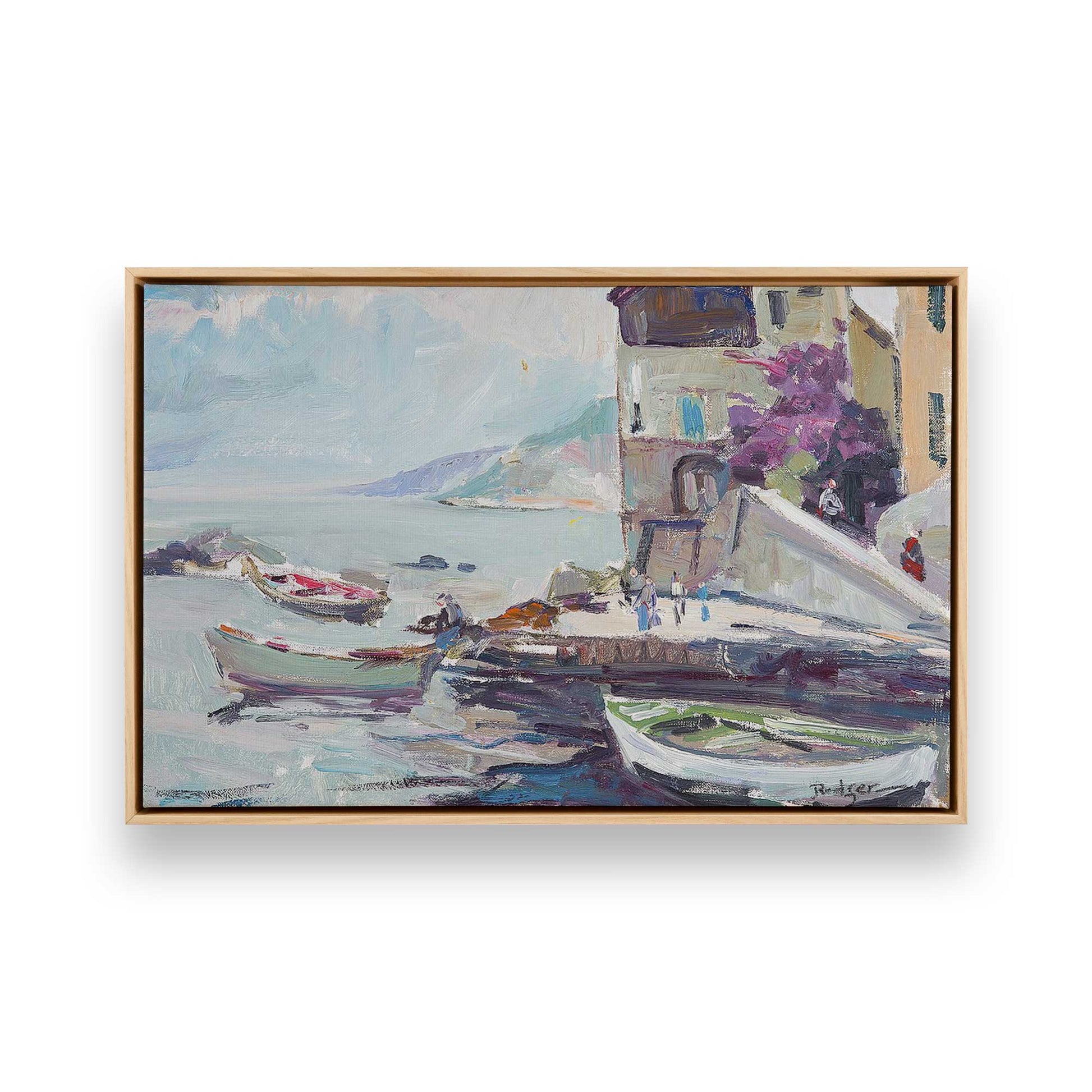 [Color:American Maple], Picture of art in a American Maple frame