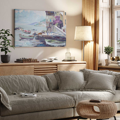 Italiano Village of Dreams Print on Canvas