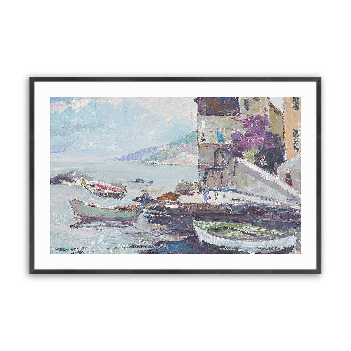 [Color:Weathered Zinc], Picture of art in a Weathered Zinc frame