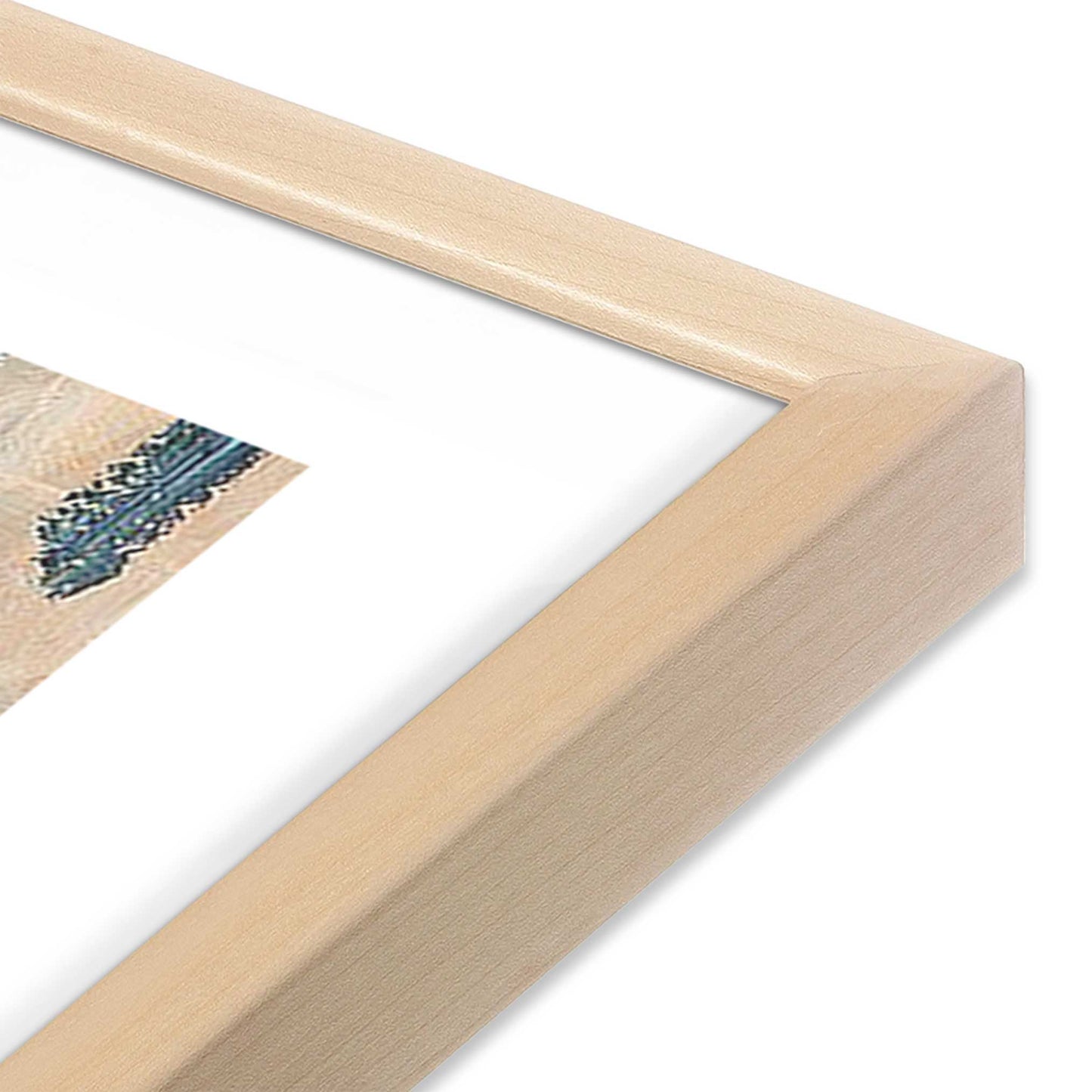 [Color:Raw Maple], Picture of the corner of the art