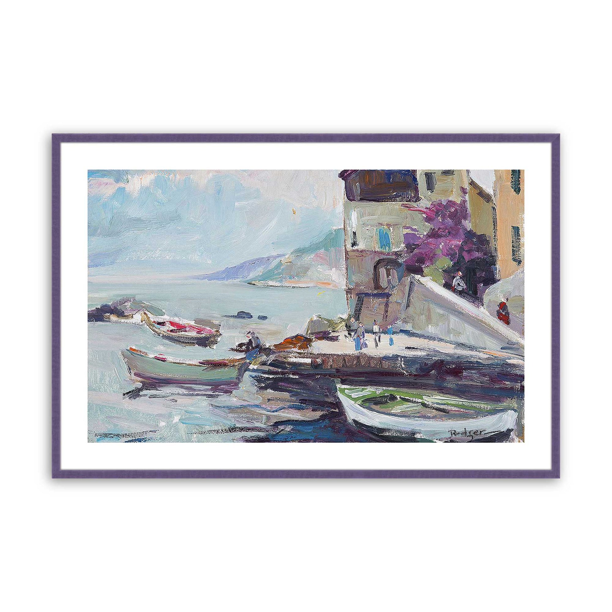 [Color:Purple Iris], Picture of art in a Purple Iris frame