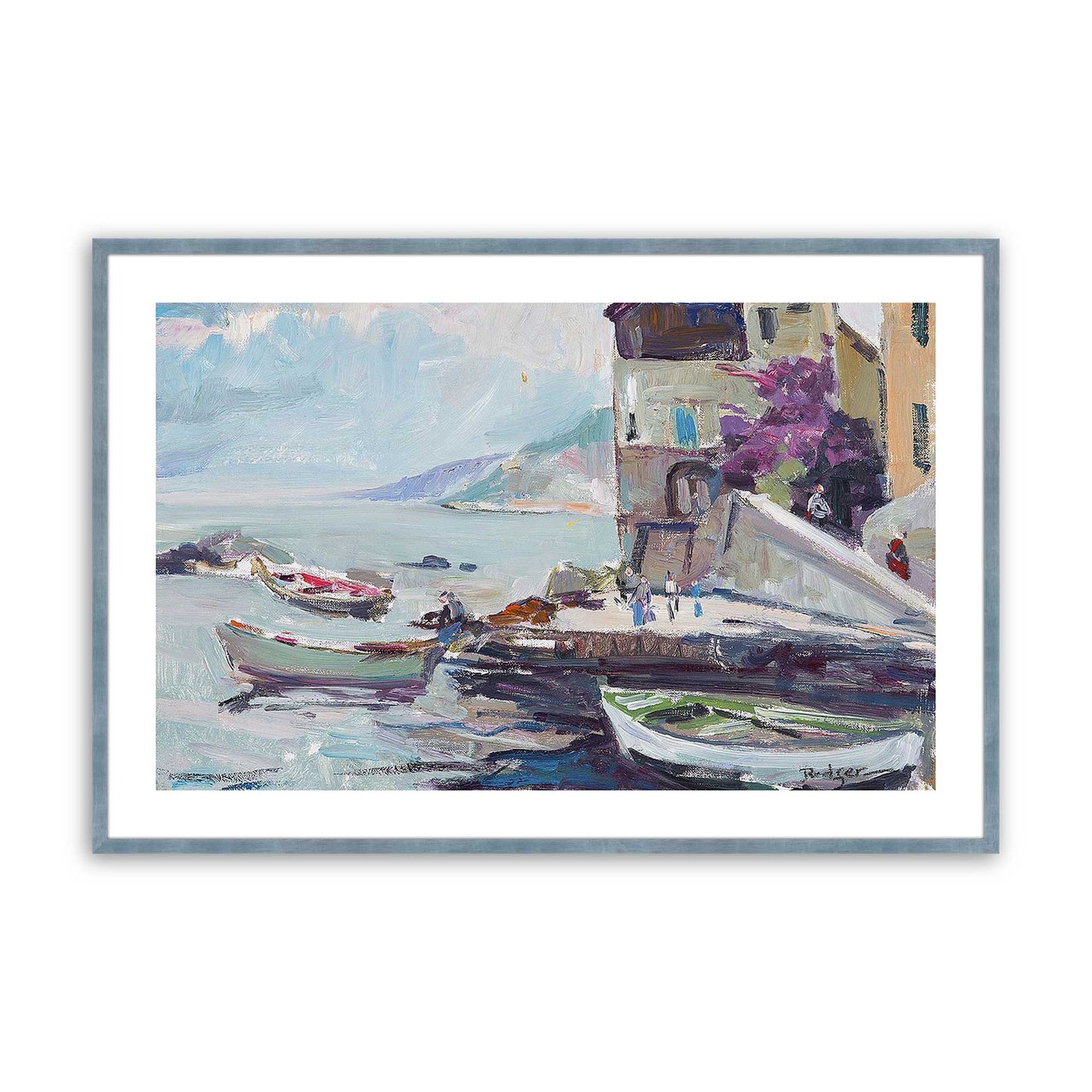 [Color:Electric Sky], Picture of art in a Electric Sky frame