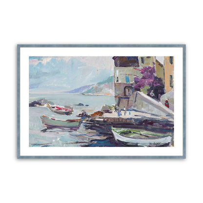 [Color:Electric Sky], Picture of art in a Electric Sky frame