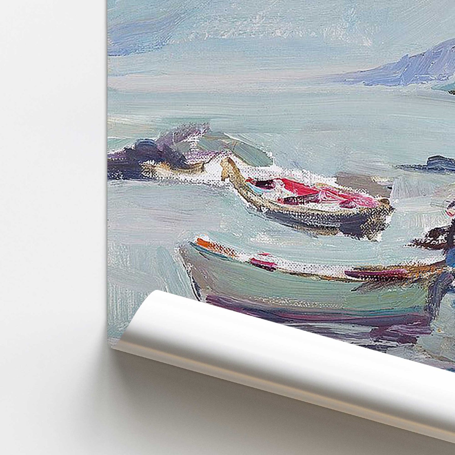 [color:Rolled Print], Picture of close up of art