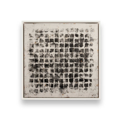 [Color:Opaque White], Picture of art in a White frame