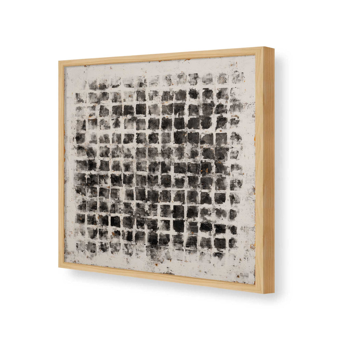 [Color:American Maple], Picture of art in a American Maple frame of the corner