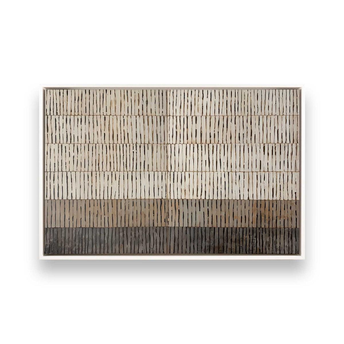 [Color:Opaque White], Picture of art in a White frame