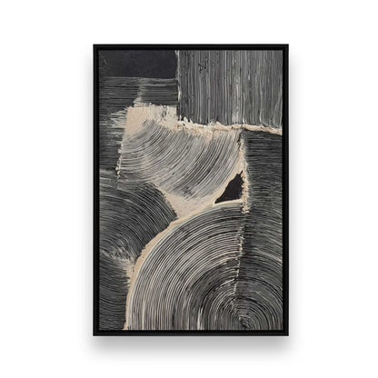 [Color:Satin Black], Picture of art in a Satin Black frame