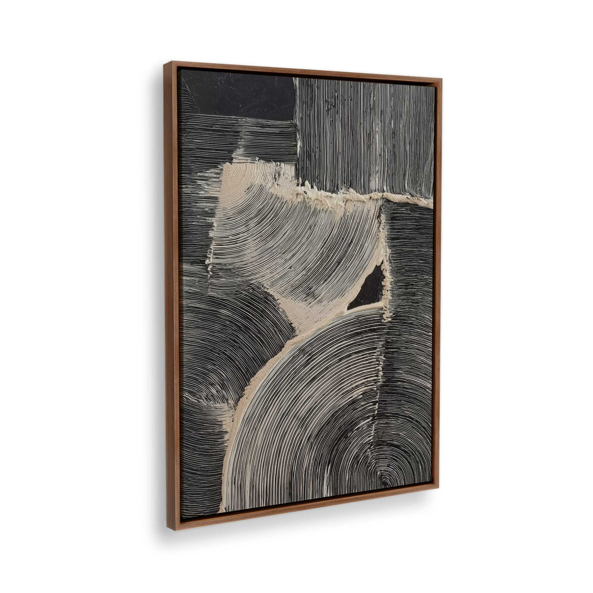 [Color:Walnut], Picture of the corner of the art